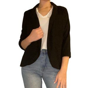 Black Blazer with 3/4 Sleeves